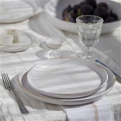 Vermont Modern Classic Cream Stoneware Salad Plate - Set of 4|