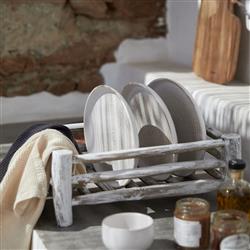 Vermont Modern Classic Cream Stoneware Salad Plate - Set of 4|