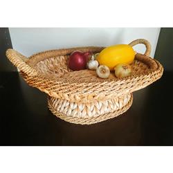Tara Coastal Beach Natural Handwoven Rattan Decorative Bowl|