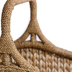 Tara Coastal Beach Natural Handwoven Rattan Decorative Basket|