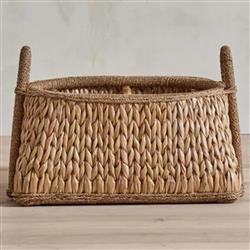 Tara Coastal Beach Natural Handwoven Rattan Floor Basket|