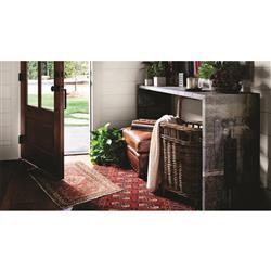 Camilla Coastal Beach Natural Handwoven Rattan Floor Basket - Small|