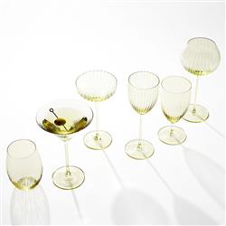 Quinn Modern Classic Citrine Red Wine Glass - Set of 2|