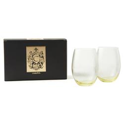 Quinn Modern Classic Citrine Tumbler Glass - Set of 2|