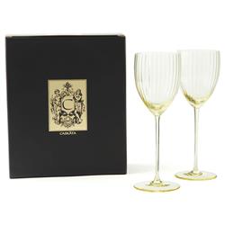 Quinn Modern Classic Citrine White Wine Glass - Set of 2|