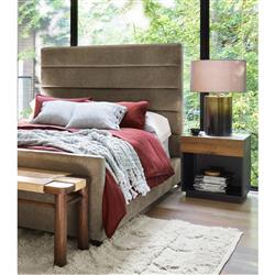 Maddux Industrial Loft Antique Brass Iron Grey Drum Shade Table Lamp|