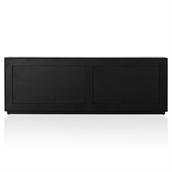 Oliver Rustic Lodge Brown Wood 4 Door Sideboard|