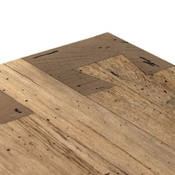 Oliver Rustic Lodge Brown Wood 4 Door Sideboard|