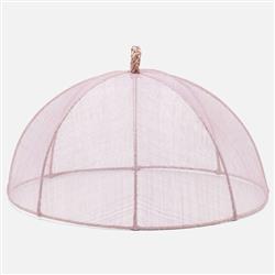 Rachel Coastal Lavender Sinamay Round Food Cover - Set of 2|