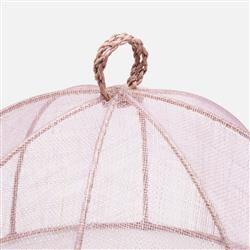 Rachel Coastal Lavender Sinamay Round Food Cover - Set of 2|