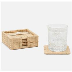 Barth Coastal Beach Natural Raffia Coaster - Set of 6|