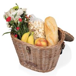 Caliph Coastal Beach Brown Wicker Bicycle Basket|