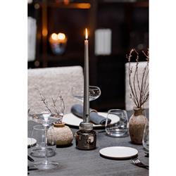 Baobab Collection Les Exclusives Regency Silver Glass Candlesticks - Set of 2|