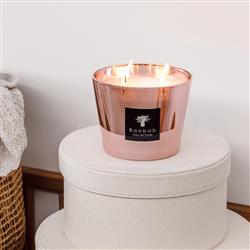 Baobab Collection Les Exclusives Roseum Pink Glass Scented Candle - Small|