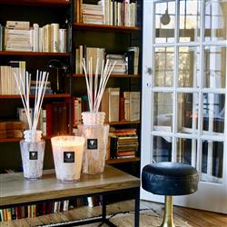 Baobab Collection White Pearls Modern Classic Glass Scented Candle - Extra Large|