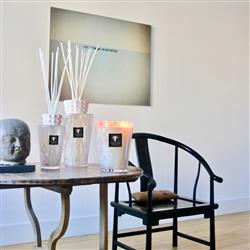 Baobab Collection White Pearls Modern Classic Glass Scented Candle - Extra Large|