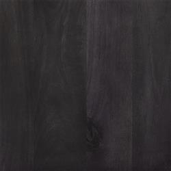 Rhian Coastal Beach Black Mango Wood Woven Cane 3 Drawer Nightstand|