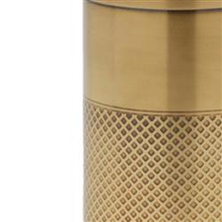 Pigeon and Poodle Hagen Modern Antique Brass Stainless Steel Brush Holder|