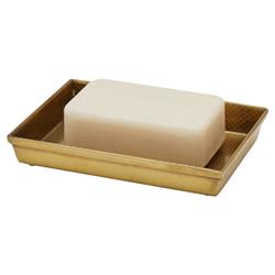 Pigeon and Poodle Hagen Modern Antique Brass Stainless Steel Soap Dish|