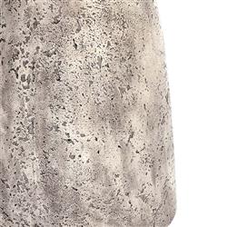 Eduard Industrial Loft Light Grey Concrete Round Outdoor Drink Side Table|