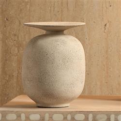 Theresa Modern Classic Beige Ceramic Decorative Table Vase|