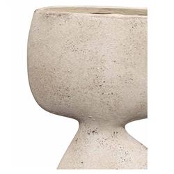 Tabitha Modern Classic Beige Ceramic Decorative Table Vase|