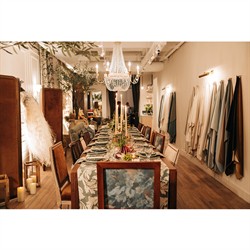 Nery Modern Classic Brown Walnut Wood Rectangular Dining Table - 94"|