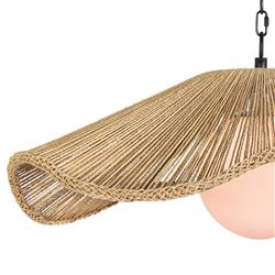 Provence Cafe Natural Twisted Rope Pendant - Large|