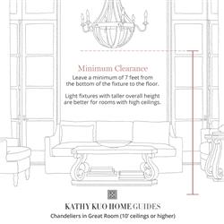 Nimes Coastal Beach Natural Woven Rattan Shaded Chandelier|