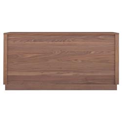 Rex Coastal Beach Brown Walnut Wood 6 Drawer Double Dresser|