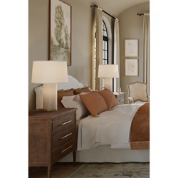 Vance French Country Brown Oak Wood 3 Drawer Bachelor Chest|