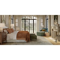 Vance French Country Brown Oak Wood 3 Drawer Bachelor Chest|