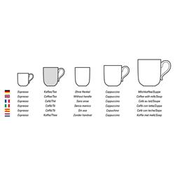 Toys Delight Royal Modern Classic White Porcelain Coffee Cup|