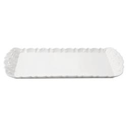 Toys Delight Royal Modern Classic White Porcelain Sandwich Tray|