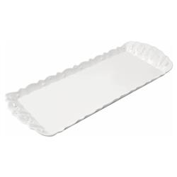 Toys Delight Royal Modern Classic White Porcelain Sandwich Tray|