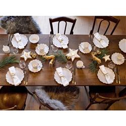 Toys Delight Royal Modern Classic White Porcelain Deep Plate|