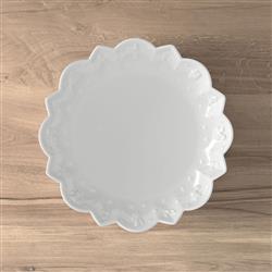 Toys Delight Royal Modern Classic White Porcelain Shallow Bowl|