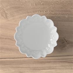 Toys Delight Royal Modern Classic White Porcelain Serving Bowl|