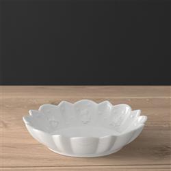 Toys Delight Royal Modern Classic White Porcelain Serving Bowl|