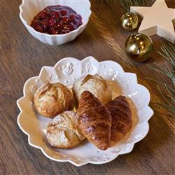 Toys Delight Royal Modern Classic White Porcelain Serving Bowl|