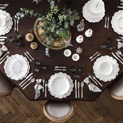 Toys Delight Royal Modern Classic White Porcelain Serving Bowl|