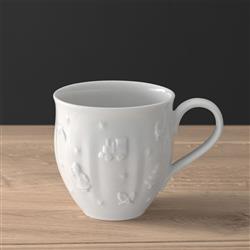 Toys Delight Royal Modern Classic White Porcelain Mug|