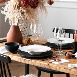 La Divina Modern Clear Crystal White Wine Glass - Set of 4|