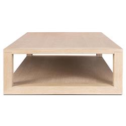 Tahoma Modern Classic Beige Oak Rectangular Coffee Table|