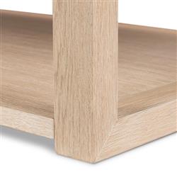 Tahoma Modern Classic Beige Oak Rectangular Coffee Table|