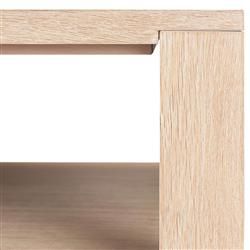 Tahoma Modern Classic Beige Oak Rectangular Coffee Table|