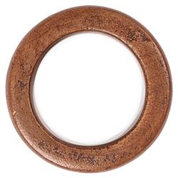 Juliska Bilbao Rustic Lodge Brown Mango Wood Napkin Ring|