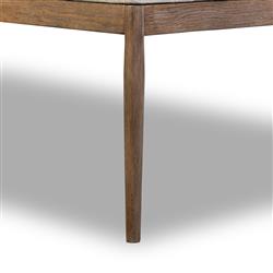 Genesis Modern Classic Beige Upholstered Brown Solid Oak Dining Side Chair|