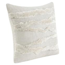 Renee Modern Classic Cream Linen Decorative Throw Pillow - 22x22|