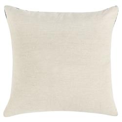 Danielle Coastal Beach Blue Linen Decorative Throw Pillow - 22x22|